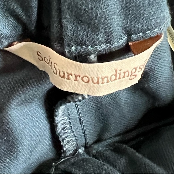 Soft Surroundings Blue Elastic Waist Metro Skinny Snap Ankle Pants Size 2X - Picture 11 of 14